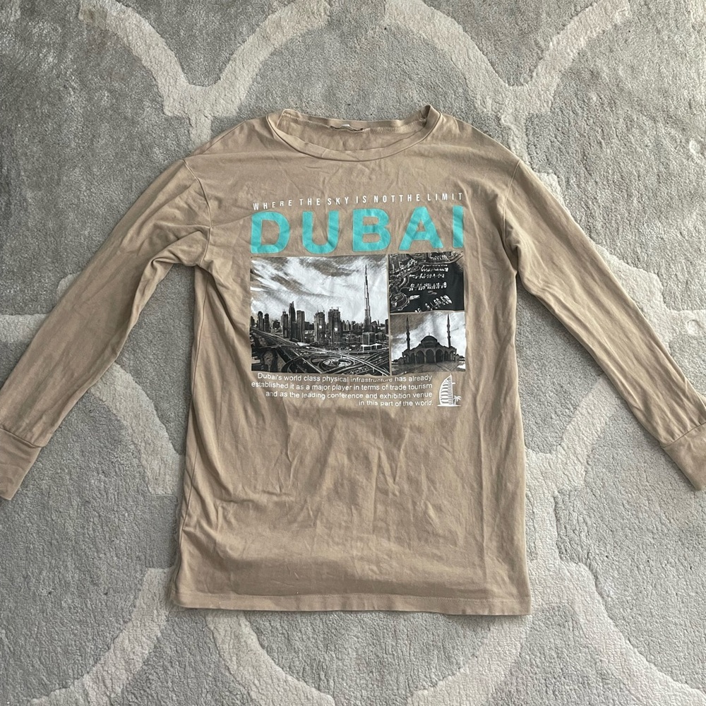 Fashion Nova - Trip To Dubai Long Sleeve Tunic Top